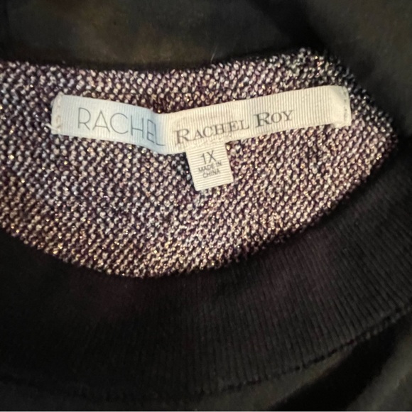 RACHEL Rachel Roy Women's Plus Size Lurex Chevron - Picture 5 of 8